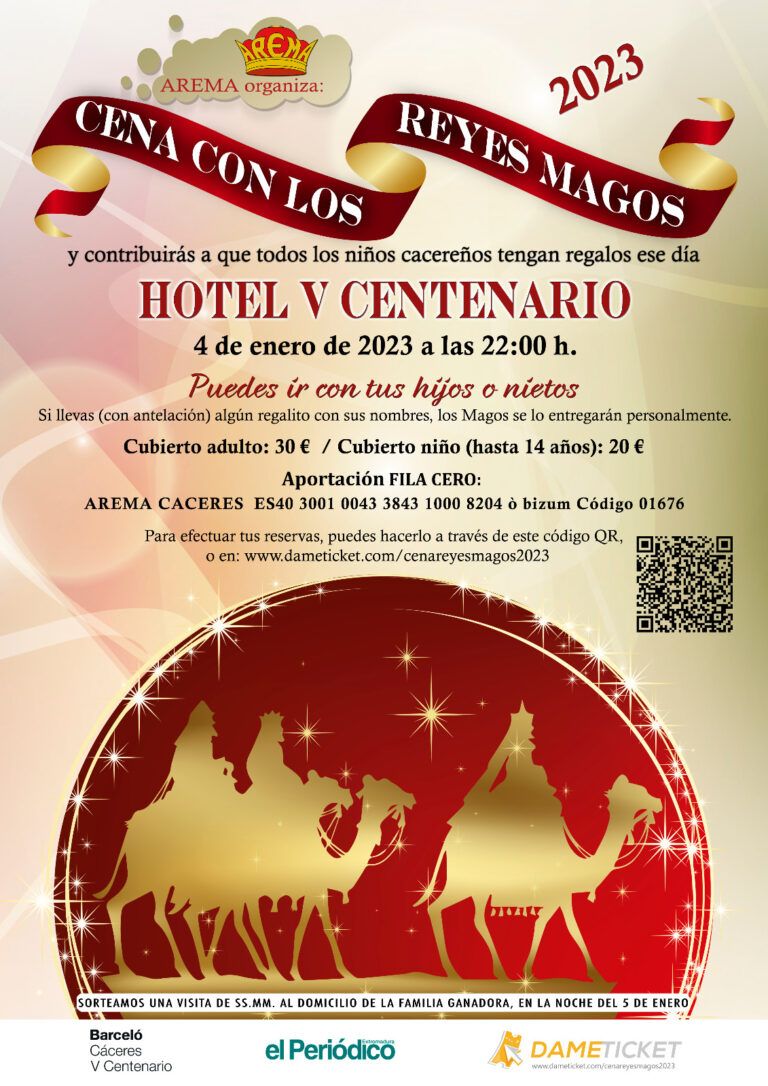 Cena con los reyes magos